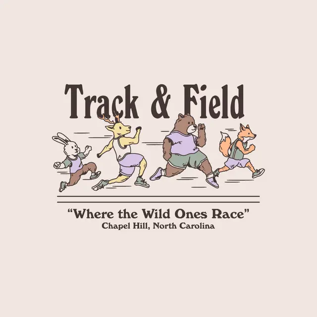 Track & Field Wild Animal Race PR Shirt