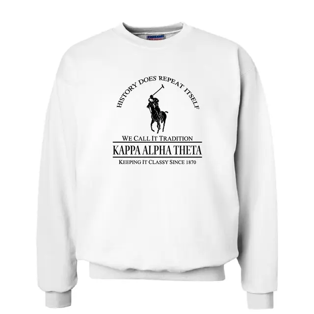 Kappa Alpha Theta Polo Rider Tradition PR Crewneck 2