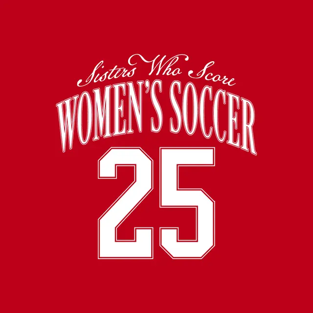 Women’s Soccer Sisters Who Score Bold Text PR Shirt