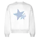 Kappa Alpha Theta Starry Gingham Mom's Weekend Crewneck 2