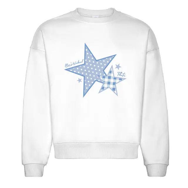 Kappa Alpha Theta Starry Gingham Mom's Weekend Crewneck 2