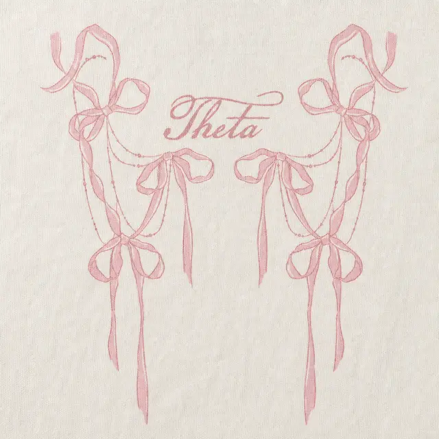 Kappa Alpha Theta Ribbons and Bows in Pastel Pink PR Sweater
