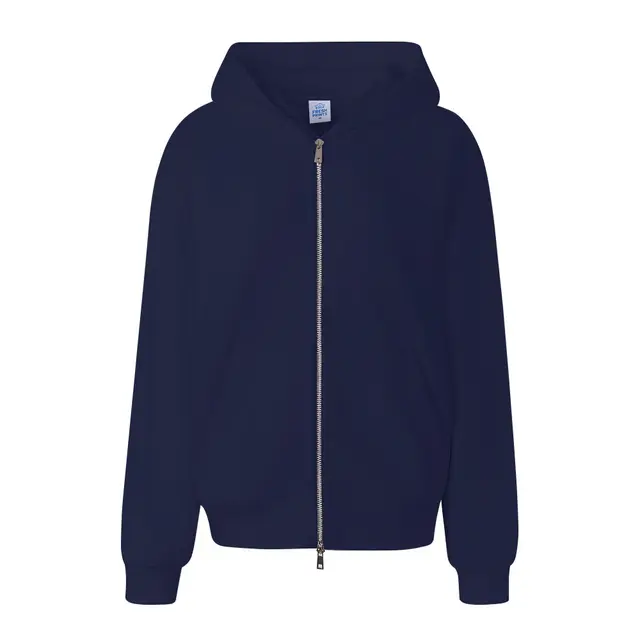 Fiji Heavyweight Zip Hoodie Navy mto Front