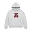 Delta Zeta Plaid Bear Illustration Date Parties Hoodie 2