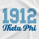 Theta Phi Alpha Striped Number and Script PR Hoodie