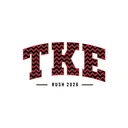 Tau Kappa Epsilon Zigzag Text Rush Crewneck