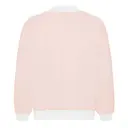 Fresh Prints Denver Heavyweight Color Block Mock Neck Blush white Back