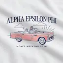 Alpha Epsilon Phi Classic Convertible Graphic Parents Weekend Shirt
