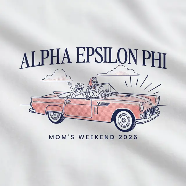 Alpha Epsilon Phi Classic Convertible Graphic Parents Weekend Shirt
