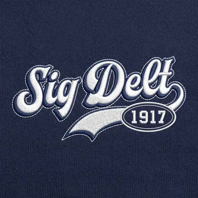 Sigma Delta Tau Hand Drawn Lettering PR Crewneck