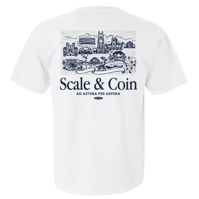 Scale & Coin Campus Landmark Illustration PR Shirt 2