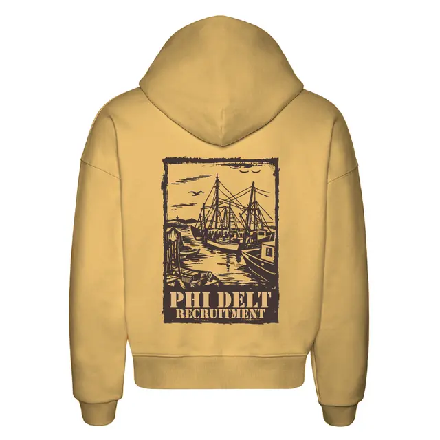 Phi Delta Theta Nautical Scene Recruitment Hoodie 2
