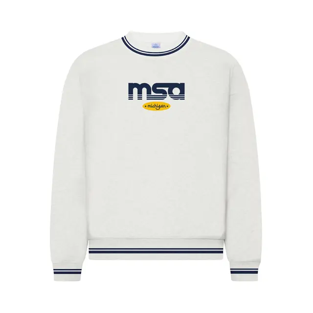 Muslim Student Association Bold Block Lettering PR Sweater 2
