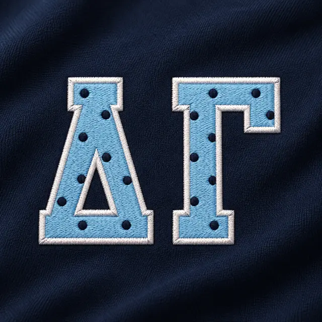Delta Gamma Polka Dot Pattern PR Sweatpants