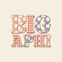 Alpha Phi Floral and Gingham Big Little Reveal Hoodie