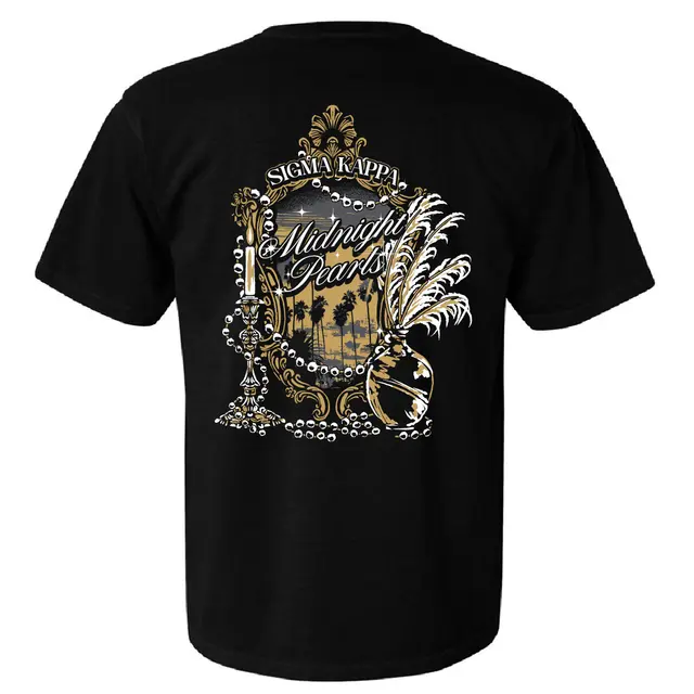 Sigma Kappa Ornate Midnight Pearls PR Shirt 2