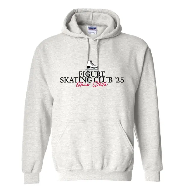 Ohio State Figure Skate Graphic PR Hoodie 2