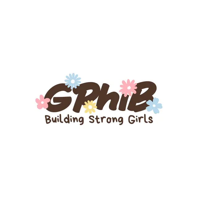 Gamma Phi Beta Pastel Flower Text Philanthropy Shirt