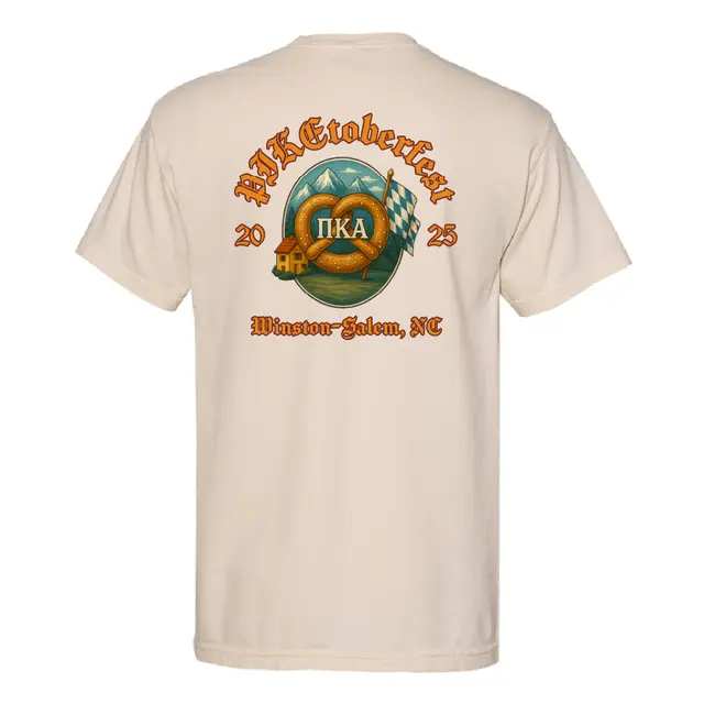 Pi Kappa Alpha Pretzel Graphic Date Party Shirt 2
