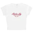 Alpha Sigma Alpha Flowy Script with Wings Recruitment Shirt 2