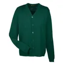 Men's Pilbloc V-Neck Button Cardigan Sweater Hunter Front