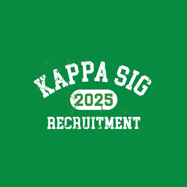 Kappa Sigma Bold Block Text Rush & Bid Shirt