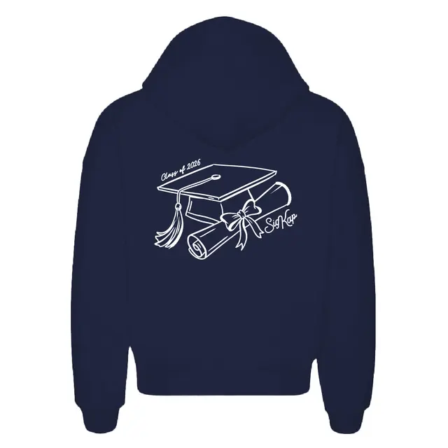 Sigma Kappa Trencher and Diploma Graduation Hoodie 2
