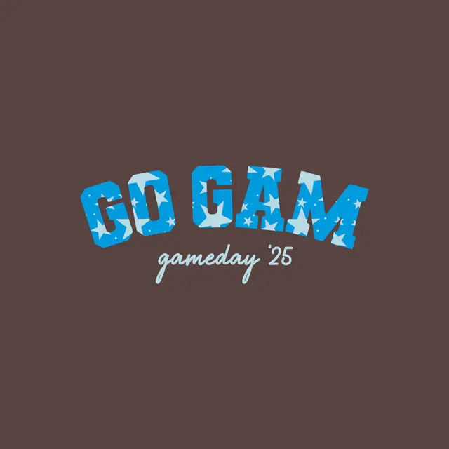 Alpha Gamma Delta Starry Blue Gameday Hoodie