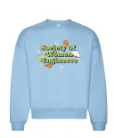Society of Women Engineers Floral Design Typography Crewneck