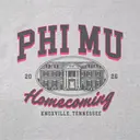 Phi Mu Block Lettering Homecoming Sweater
