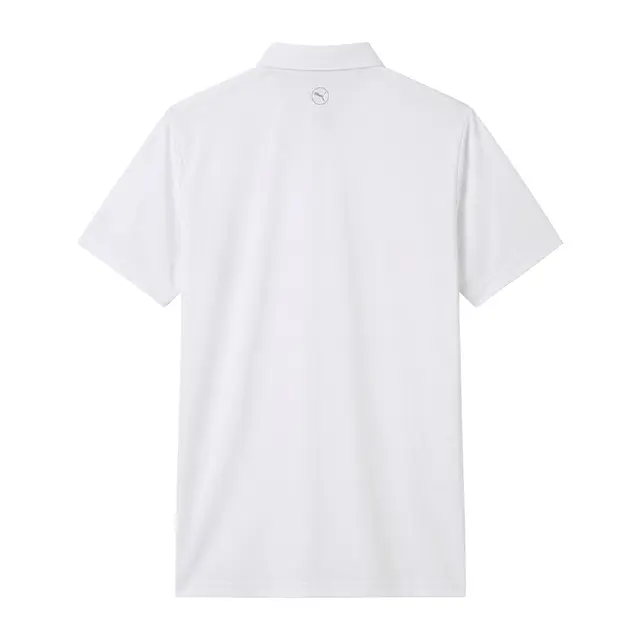 Puma Golf Men's Pure 2.0 Polo White Glow Back