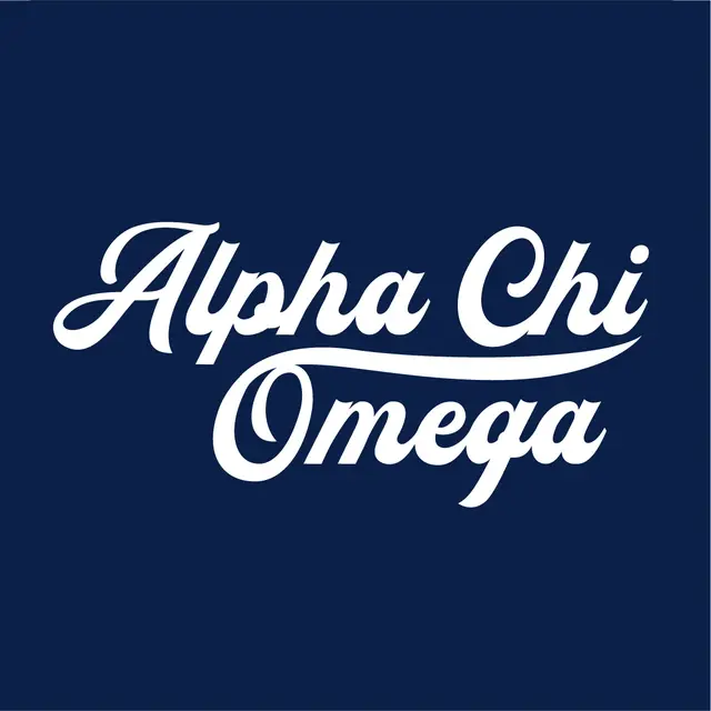 Alpha Chi Omega Script Text PR Shorts