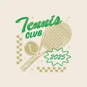 Tennis Club Checkered Pattern PR Sweater