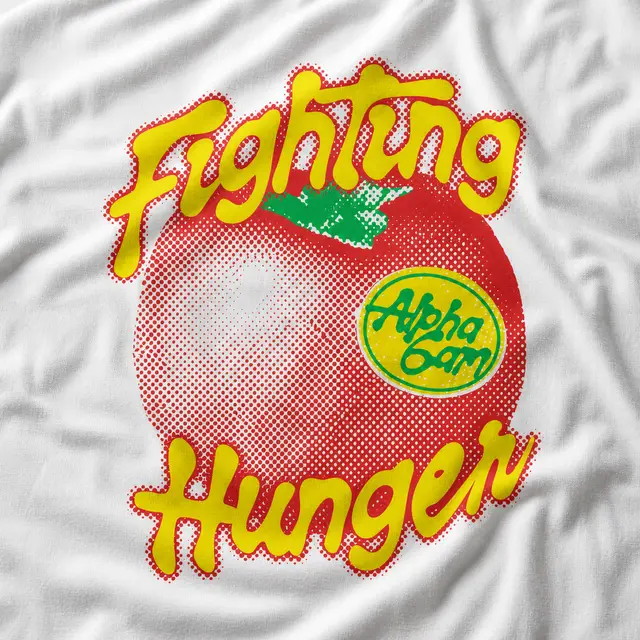 Alpha Gamma Delta Tomato Illustration Philanthropy Shirt