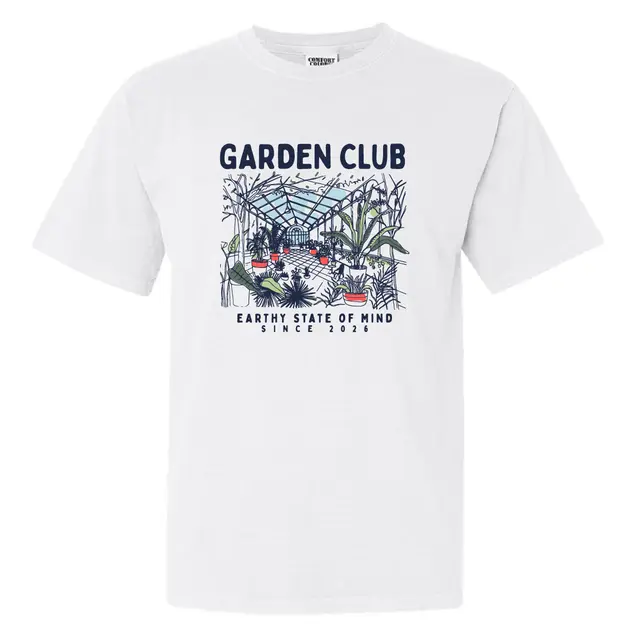 Garden Club Greenhouse Illustration PR Shirt 2