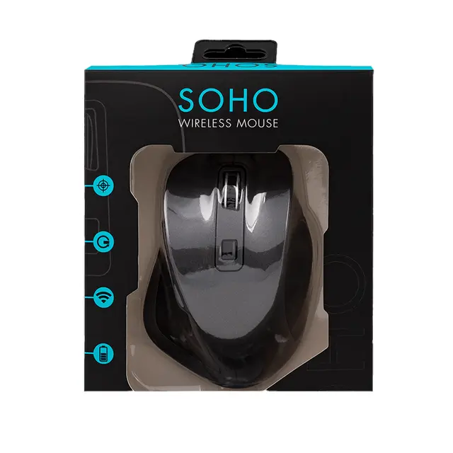 Tangelo Soho Wireless Mouse Black Back