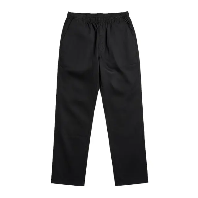 Unisex Essential Chef's Pant Black Front
