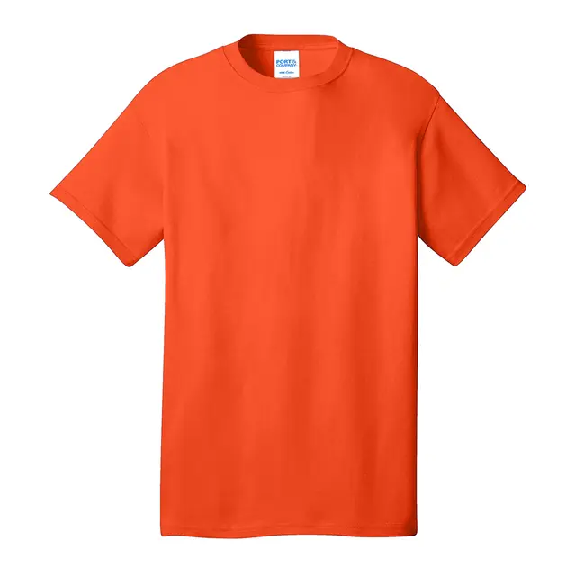 Core Cotton Tee Orange Front