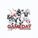 Sigma Nu Football Stars Game Day Shirt