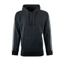 Customizable J America Rival Fleece Hooded Sweatshirt 8640 Black Front