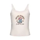 Delta Gamma Cowboy Boots Floral Illustration Rush Tank 2