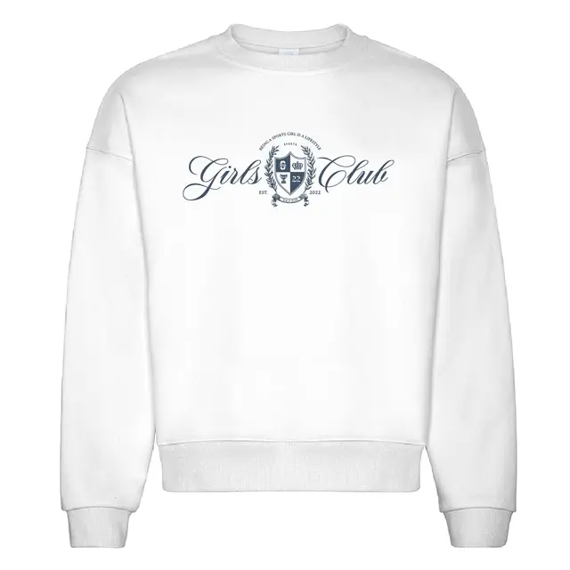 Girls Sports Club Crest Emblem PR Crewneck 2