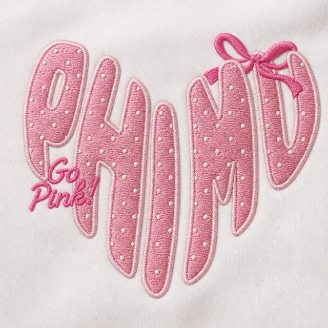 Phi Mu Polka Dot Text Rush Shirt