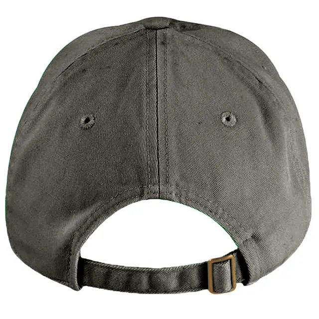 Econscious Organic Cotton Twill Unstructured Baseball Hat ec7000 Charcoal Back