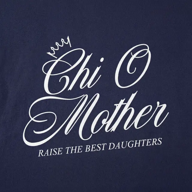 Chi Omega Curved Script Parents Weekend Sweater