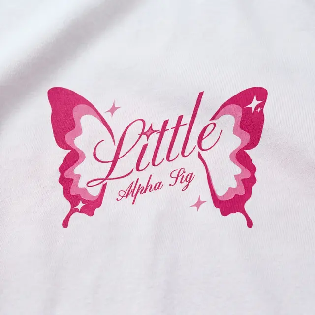Alpha Sigma Alpha Butterfly Big Little Reveal Tank