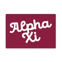 Alpha Xi Delta Polka Dot Text PR Shirt