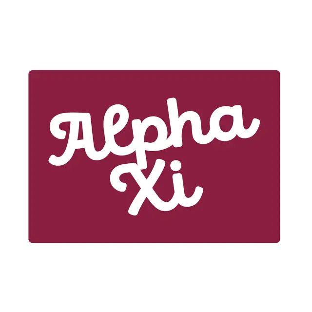 Alpha Xi Delta Polka Dot Text PR Shirt