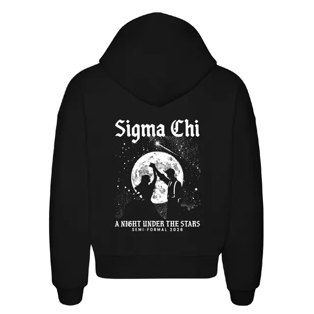 Sigma Chi Silhouette Dance Moonlight Semi Formal Hoodie 2