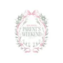 Phi Mu Floral Wreath and Ribbon Parent's Weekend Sweater